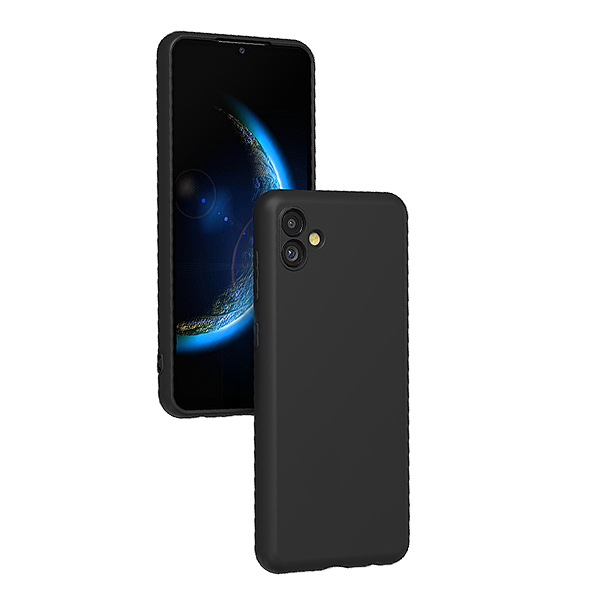 Capa Proteção Traseira Silicone para Samsung Galaxy A04e - Preto