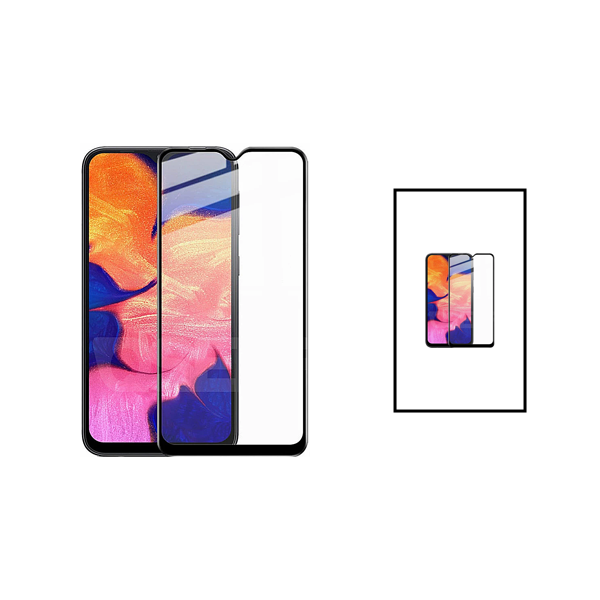 Kit 2 Película de Vidro Temperado GorilasGlass para Samsung Galaxy M14 5G - Transparente/Preto