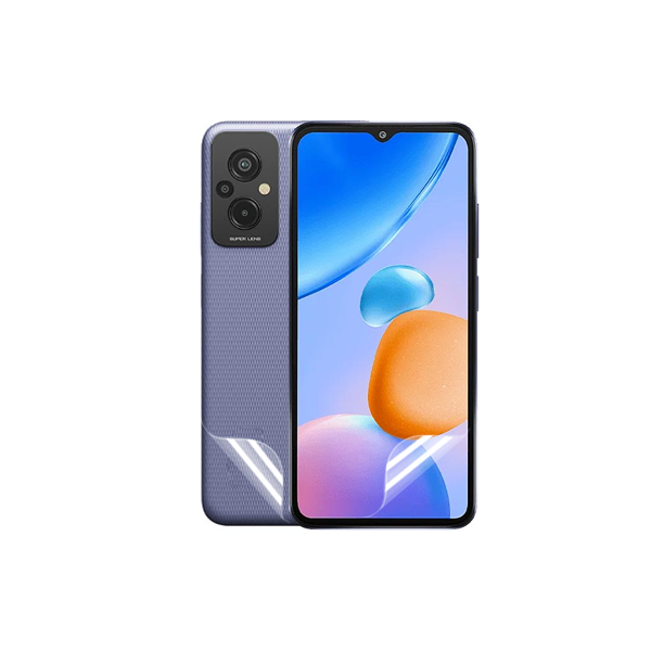 Kit Película Protectora de Hydrogel Frente e Verso para Xiaomi Redmi 11 Prime - Transparente