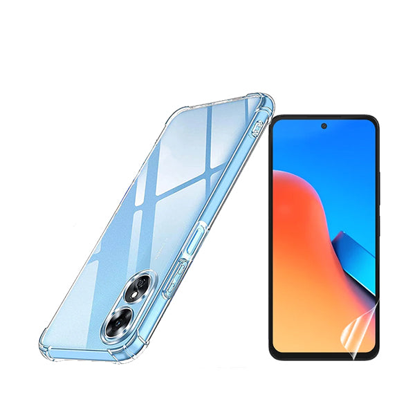 Capa Traseira Super Proteção Transparente GIFT4ME para Oppo A58 4G - Transparente