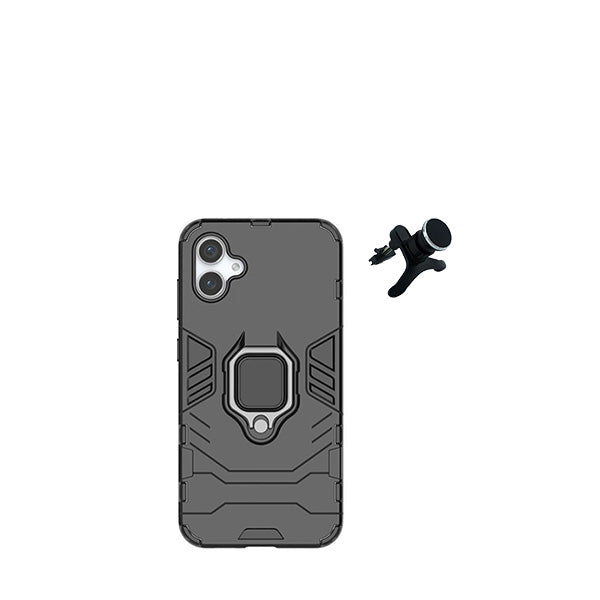 Kit Suporte Magnético Com Pernas + Capa de Proteção Militar Magnética GIFT4ME para Samsung Galaxy A05 - Preto