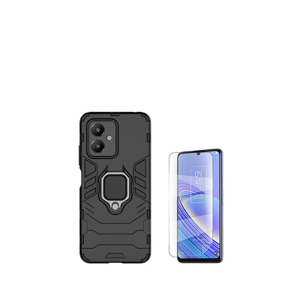 Kit Película Protectora de Hydrogel Frente + Capa de Proteção Militar Magnética GIFT4ME para Xiaomi Redmi 13C 5G - Preto